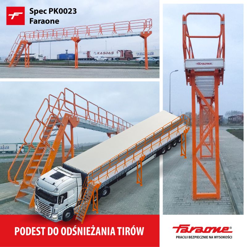 Rampa do odśnieżania TIR-ów